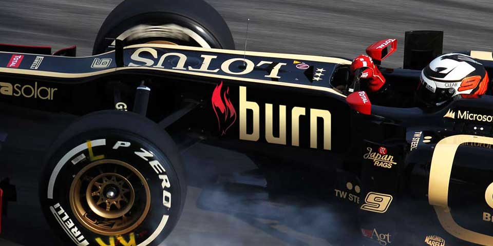 Burn Lotus F1 Experiential Advertising