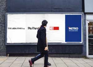 Creative Poster OOH for Metro