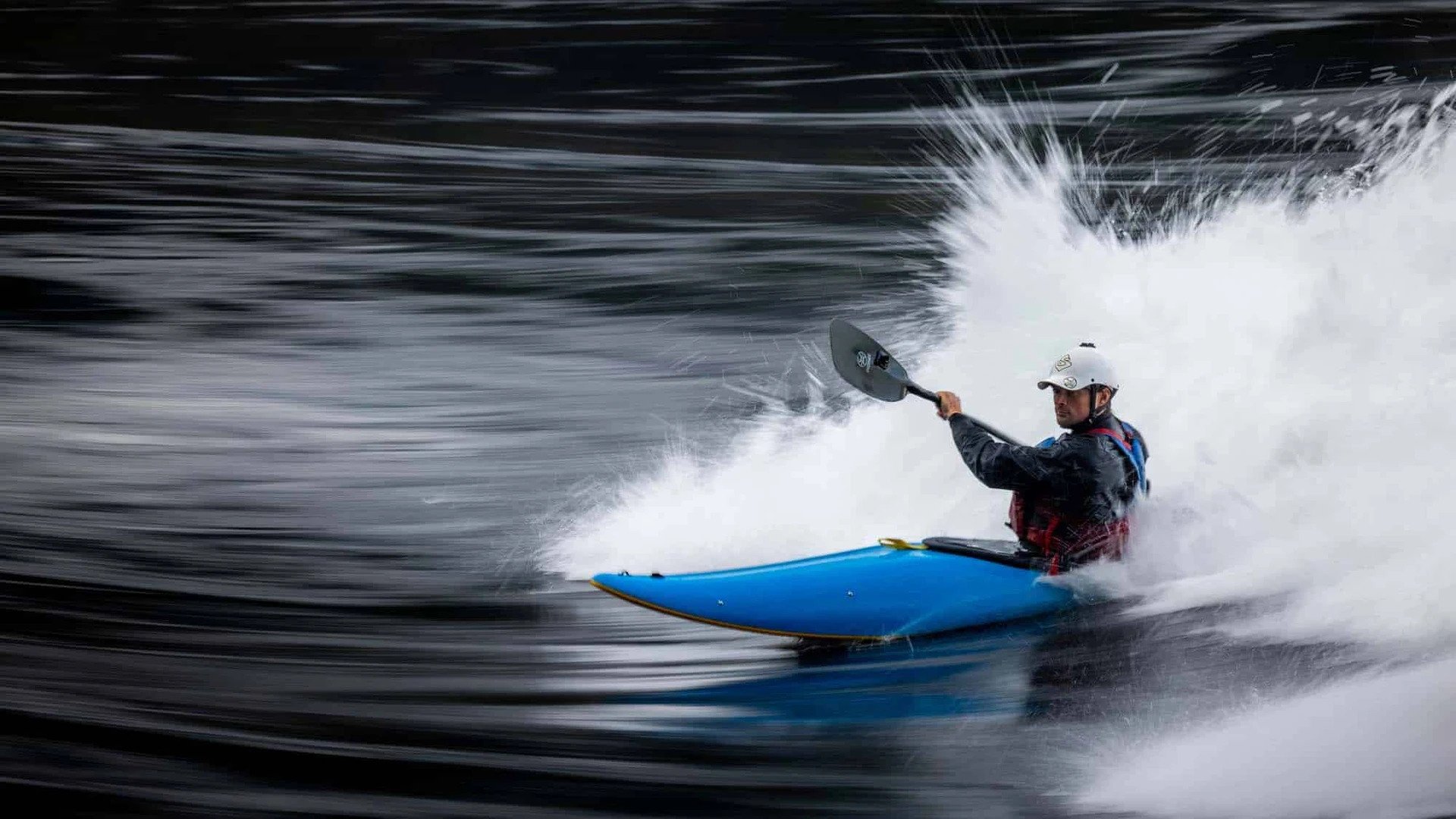 Ben Freestyle Kayaker Skookumchuck Narrows Mazda by Callum Snape